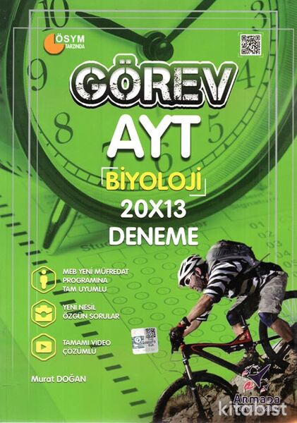 AYT Görev Biyoloji 20X13 Deneme kapak görseli